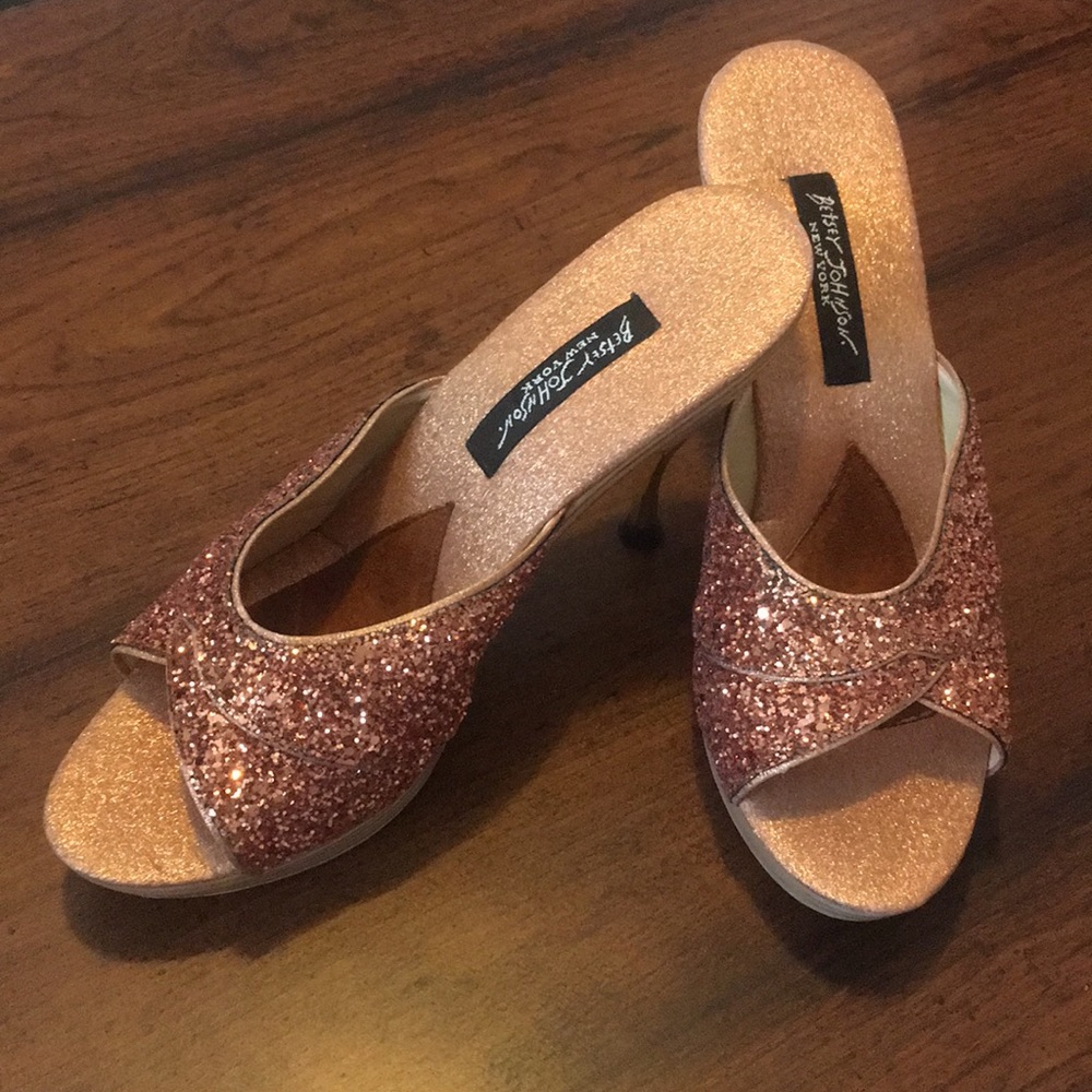Betsy Johnson sparkle heels